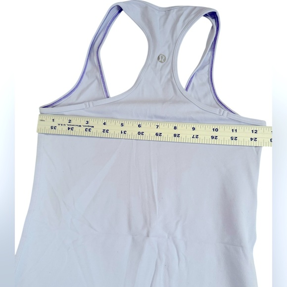 Lululemon light blue gray racerback tank no size tag see measurements - Picture 5 of 6